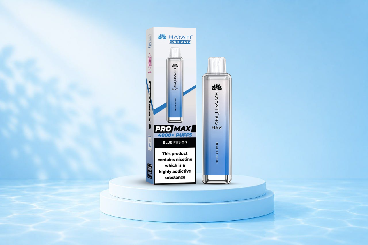 Hayati Pro Max 4K mit blauer Mischung
